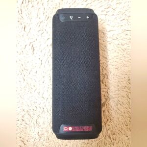 Black Bluetooth Speaker with Control Buttons